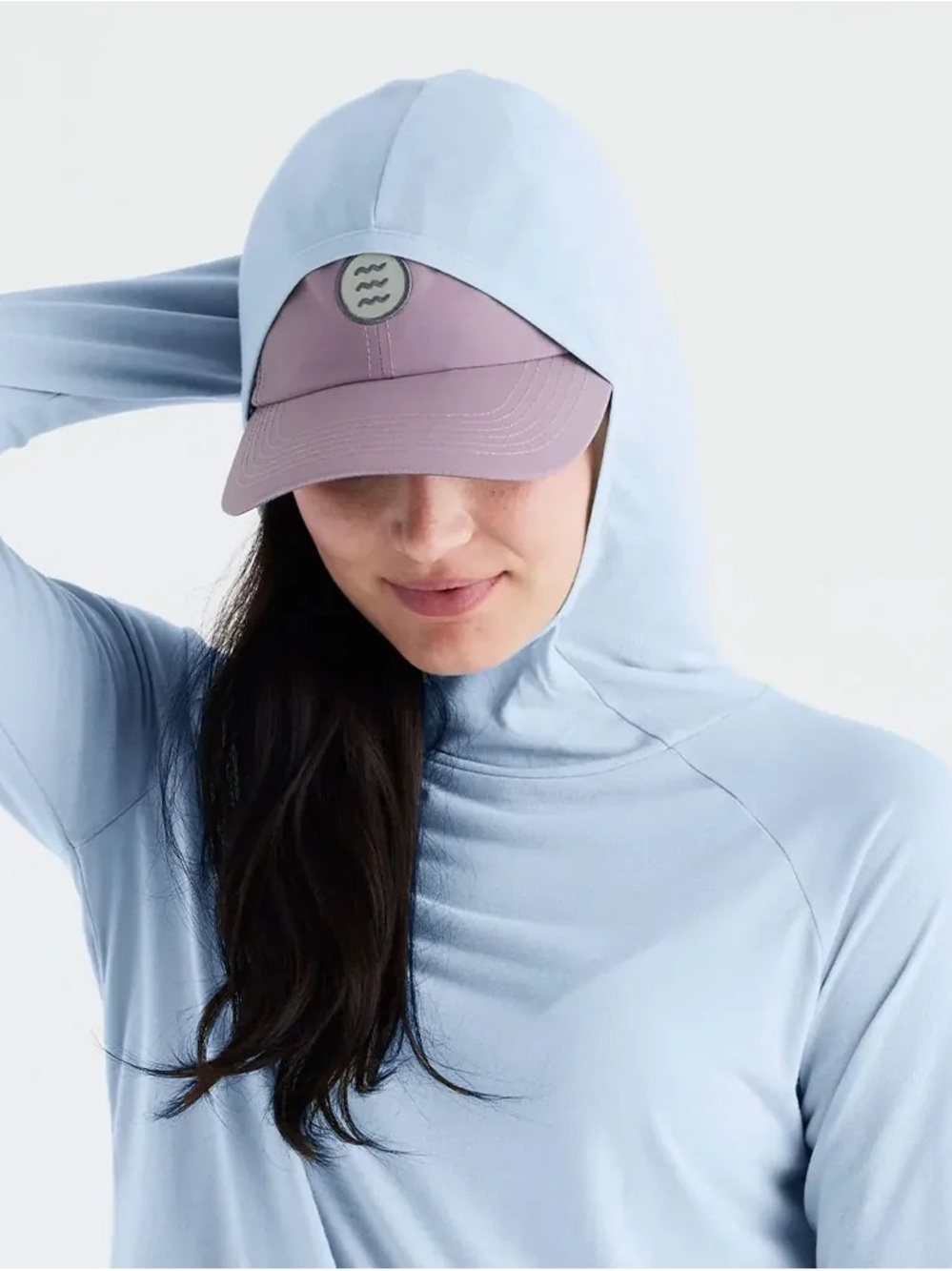 Sweaty Betty Light Blue Women Crewneck Performance Sweater
